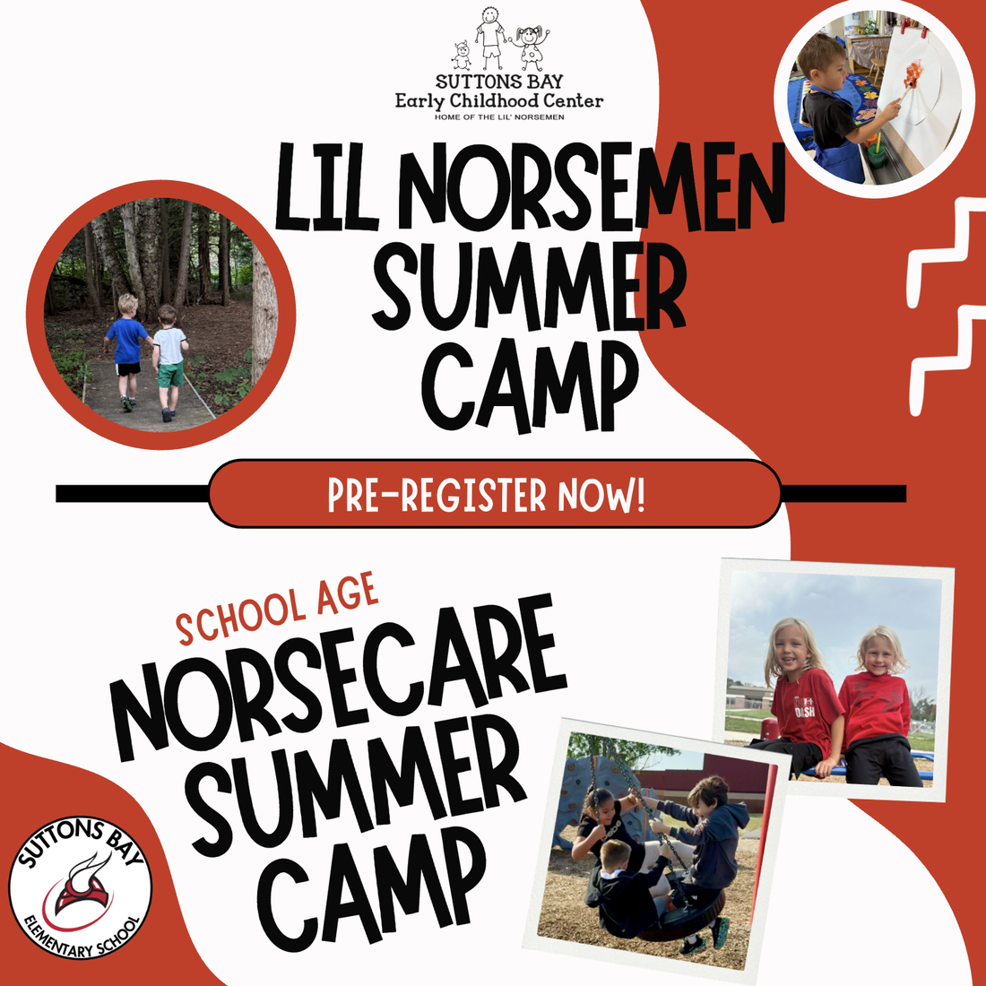 Suttons Bay Schools Lil' Norse 2026 Summer Care Opportunities
